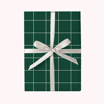 Holiday Sage Green Plaid Gift Wrap, Christmas Wrapping Paper